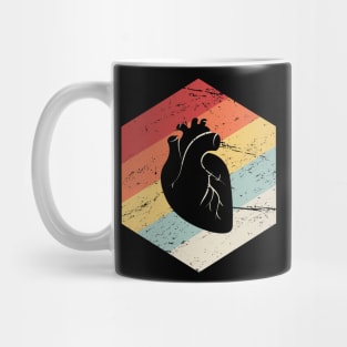 Retro Vintage Heart Doctor Cardiologist Mug